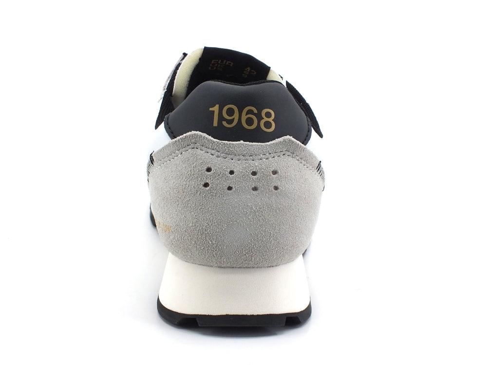 SUN68 Tom Suede Sneaker Running Bianco Panna Z41104 - Sandrini Calzature e Abbigliamento