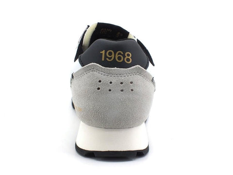SUN68 Tom Suede Sneaker Running Bianco Panna Z41104 - Sandrini Calzature e Abbigliamento