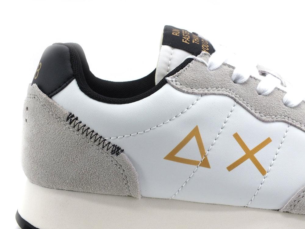 SUN68 Tom Suede Sneaker Running Bianco Panna Z41104 - Sandrini Calzature e Abbigliamento