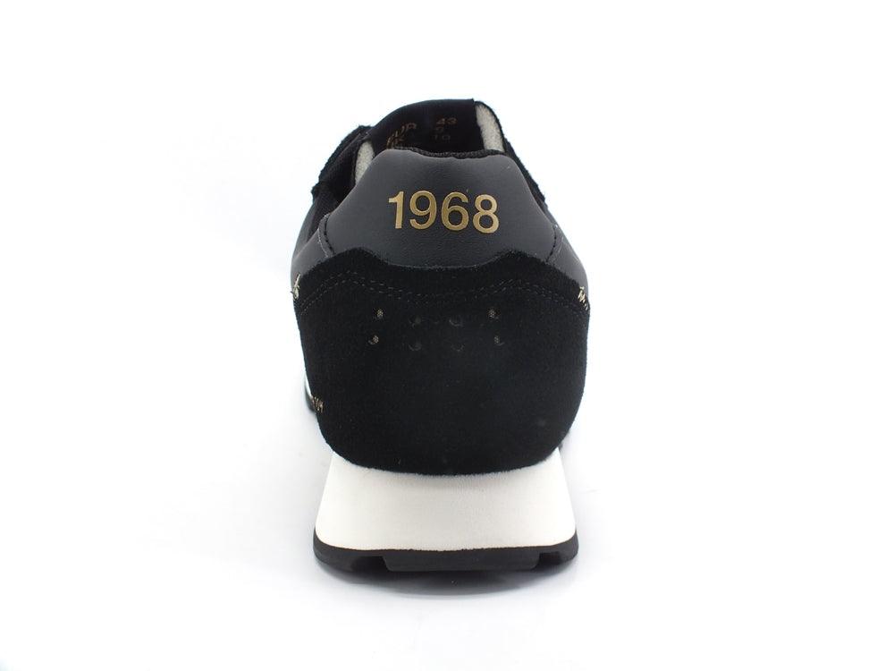 SUN68 Tom Suede Sneaker Running Nero Z41104 - Sandrini Calzature e Abbigliamento