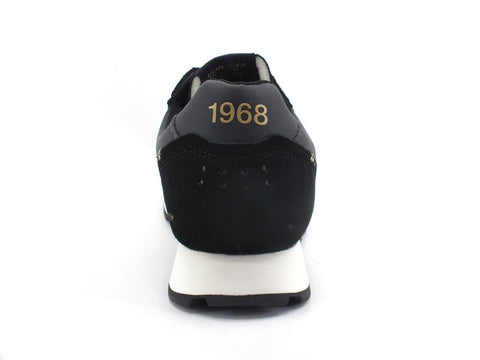 SUN68 Tom Suede Sneaker Running Nero Z41104 - Sandrini Calzature e Abbigliamento
