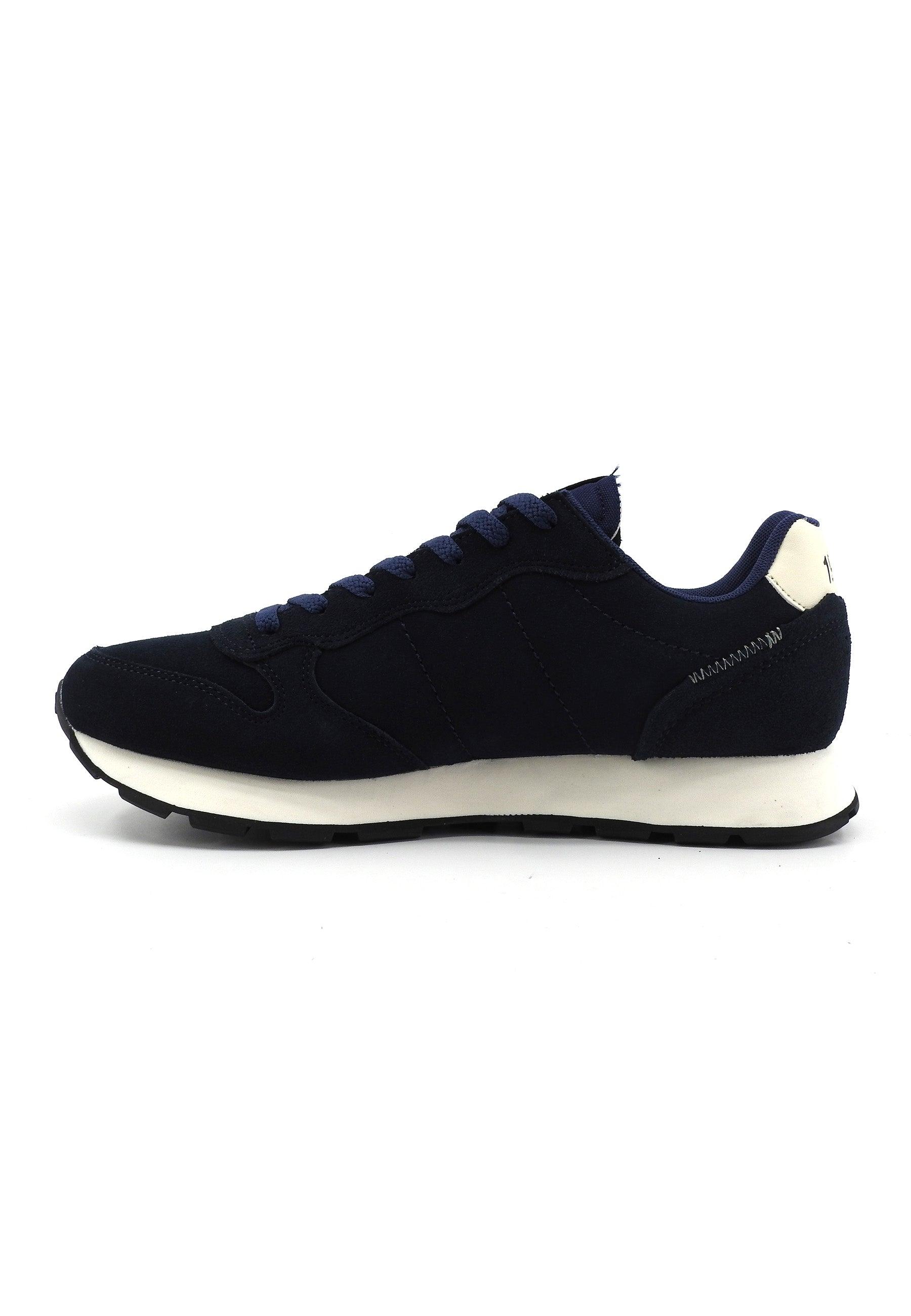 SUN68 Tom Suede Sneaker Uomo Navy Blue Z43106 - Sandrini Calzature e Abbigliamento