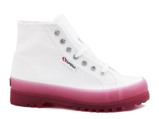 SUPERGA 2341 Alpina Jelligum White Pink S1114XW - Sandrini Calzature e Abbigliamento