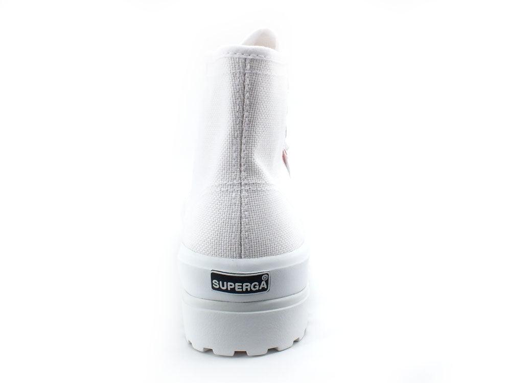 SUPERGA 2341 Alpina Sneaker Alta White Bianco S00GXG0 - Sandrini Calzature e Abbigliamento