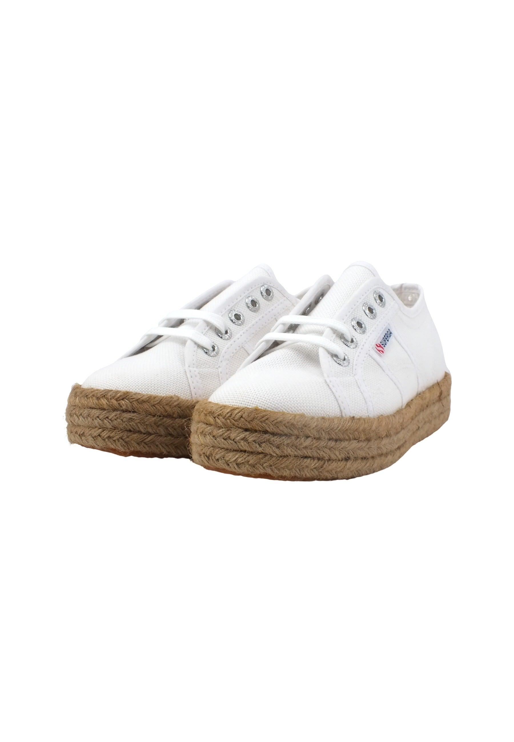 SUPERGA 2730 Rope Sneaker Donna White S00CF20 - Sandrini Calzature e Abbigliamento