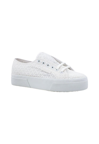 SUPERGA 2740 Sneaker Tessuto Donna Total White S2126MW - Sandrini Calzature e Abbigliamento