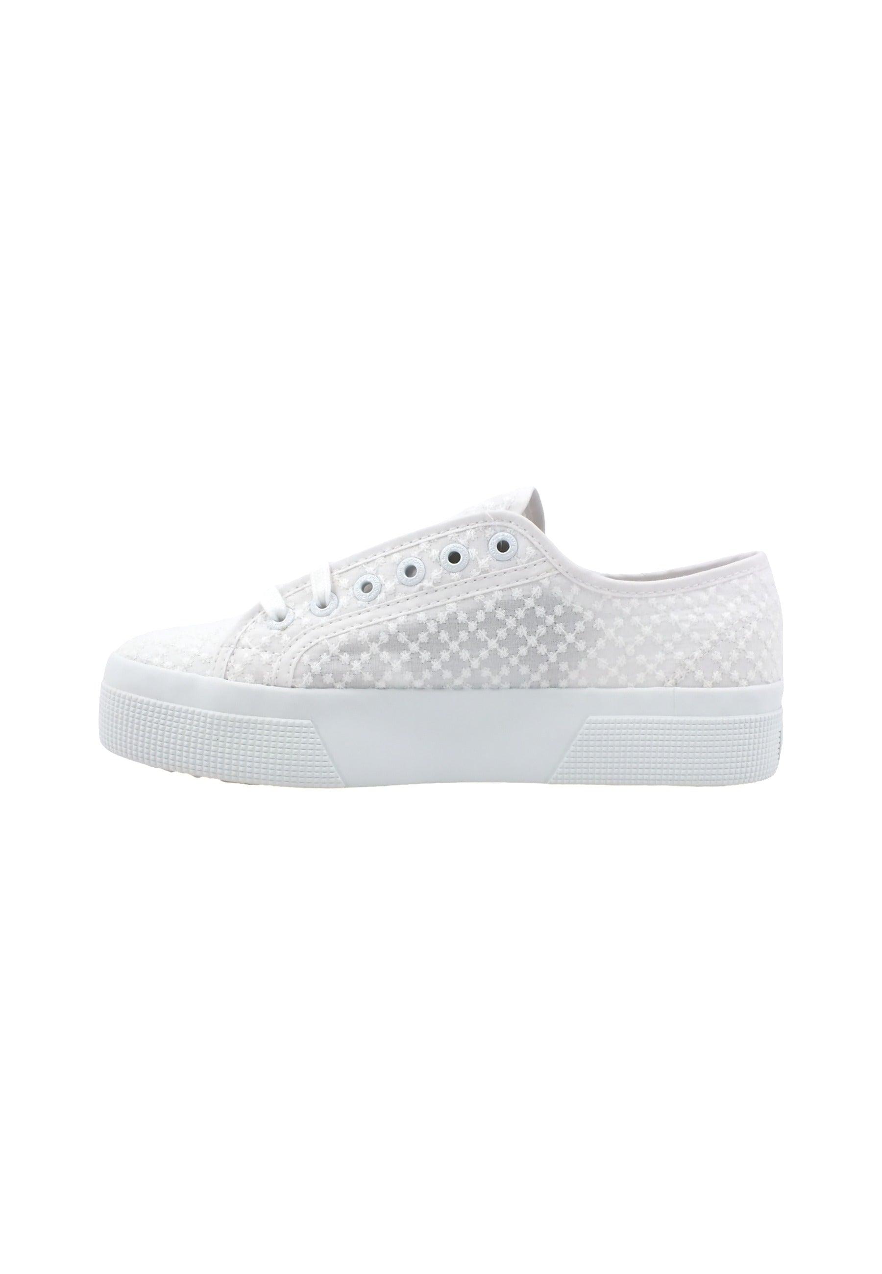 SUPERGA 2740 Sneaker Tessuto Donna Total White S2126MW - Sandrini Calzature e Abbigliamento