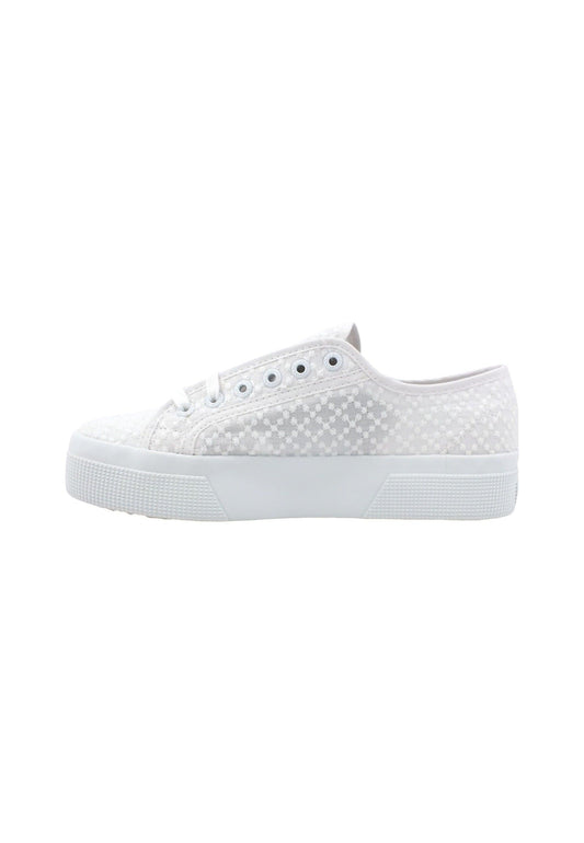 SUPERGA 2740 Sneaker Tessuto Donna Total White S2126MW - Sandrini Calzature e Abbigliamento