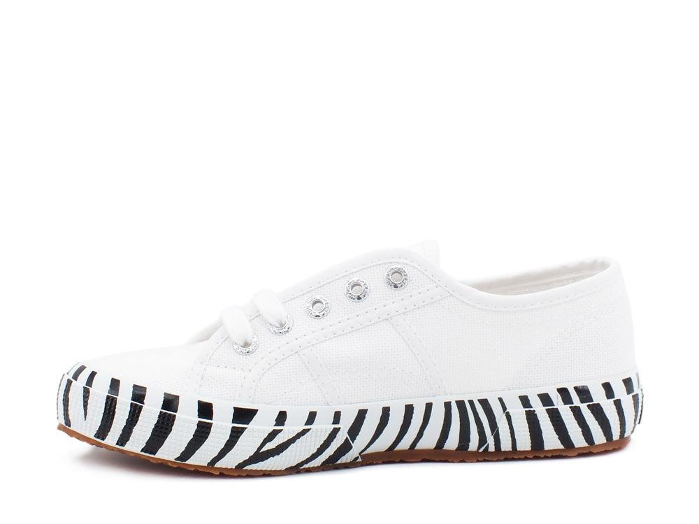 SUPERGA 2750 Cotw Printed White Zebra S61165W - Sandrini Calzature e Abbigliamento