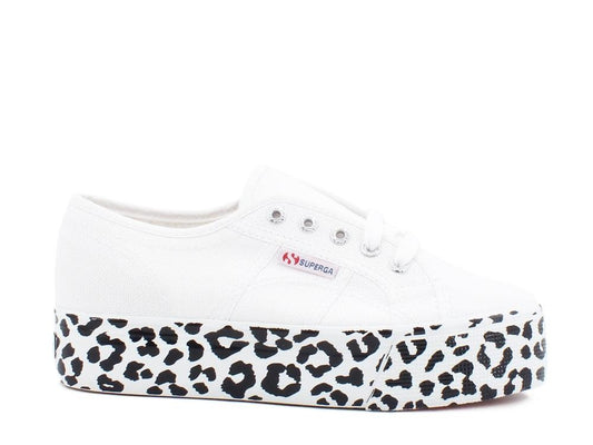 SUPERGA 2790 Cotw Printed Foxing White Leopard S41157W - Sandrini Calzature e Abbigliamento