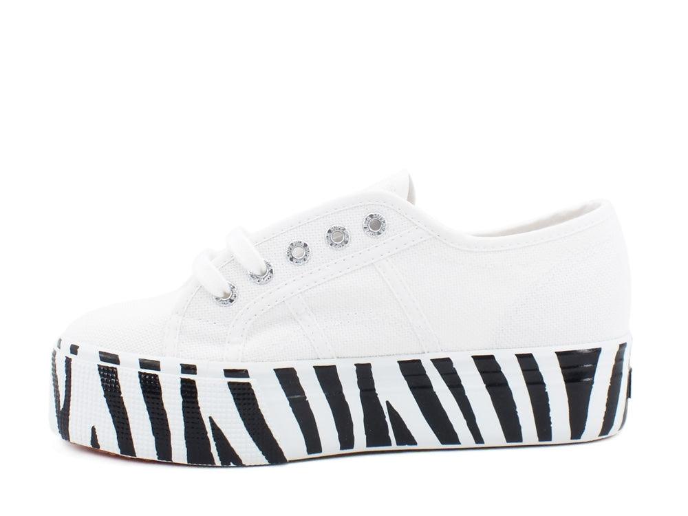 SUPERGA 2790 Cotw Printed White Zebra S41157W - Sandrini Calzature e Abbigliamento