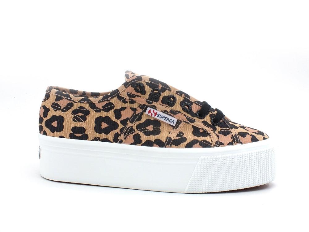 SUPERGA 2790 Print Sneaker Donna Platform Big Classic Leopard S11317W - Sandrini Calzature e Abbigliamento