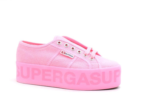 SUPERGA 2790 Shiny Printed Platform Sneaker Donna Full Cotton Candy S71161W - Sandrini Calzature e Abbigliamento