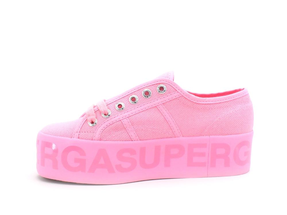 SUPERGA 2790 Shiny Printed Platform Sneaker Donna Full Cotton Candy S71161W - Sandrini Calzature e Abbigliamento