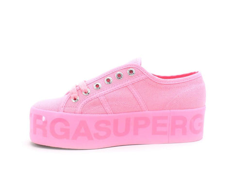 SUPERGA 2790 Shiny Printed Platform Sneaker Donna Full Cotton Candy S71161W - Sandrini Calzature e Abbigliamento