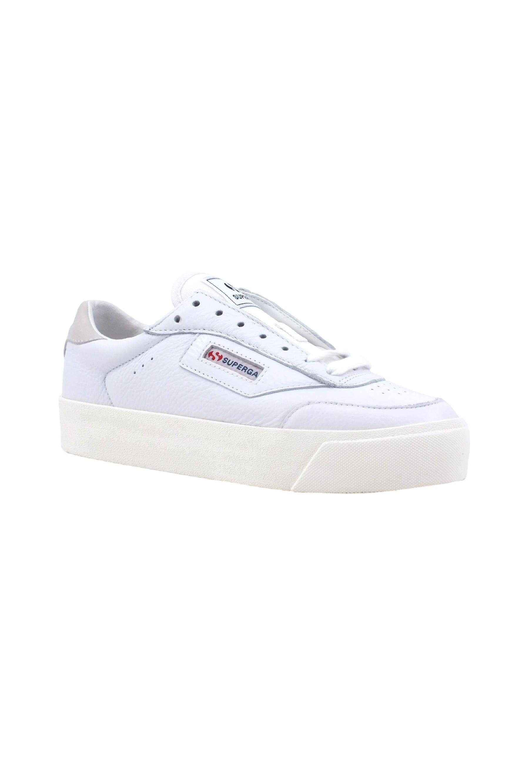 SUPERGA 3854 Court Sneaker Donna White Avorio S4123TW - Sandrini Calzature e Abbigliamento