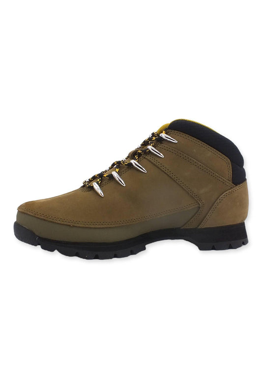 TIMBERLAND Euro Sprint Mid Hiker Stivaletto Montagna Uomo Olive Nubuk W Black TB0A2HVB327 - Sandrini Calzature e Abbigliamento