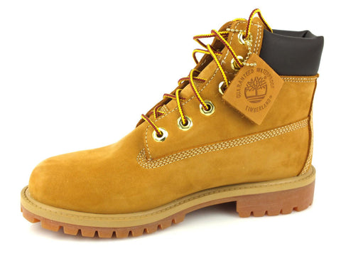 TIMBERLAND Icon 6-Inch Premium Boot scarponcino bambino PELLE Wheat Nubuck 12909 - Sandrini Calzature e Abbigliamento