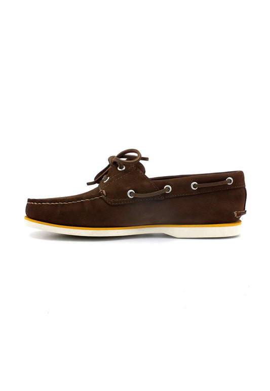 TIMBERLAND Mocassino Barca Uomo Dark Brown TB0A5X6D968 - Sandrini Calzature e Abbigliamento
