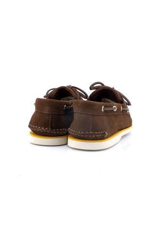 TIMBERLAND Mocassino Barca Uomo Dark Brown TB0A5X6D968 - Sandrini Calzature e Abbigliamento