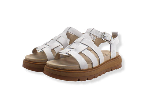 TIMBERLAND Ray City Fisherman Full Grain Sandalo Donna White TB0A2QVM100 - Sandrini Calzature e Abbigliamento
