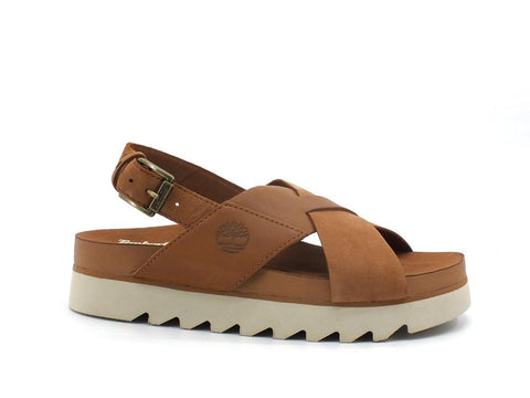 TIMBERLAND Santa Monica Sunrise Sandalo Fascie Strap Light Brown TB0A26C8 - Sandrini Calzature e Abbigliamento