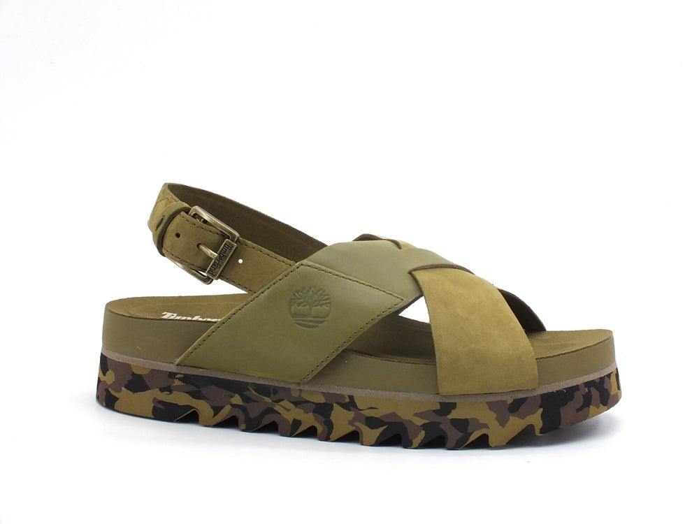 TIMBERLAND Santa Monica Sunrise Sandalo Fascie Strap Olive TB0A23FC - Sandrini Calzature e Abbigliamento