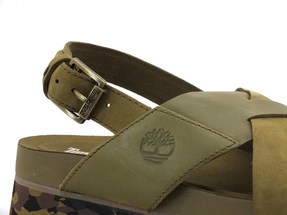 TIMBERLAND Santa Monica Sunrise Sandalo Fascie Strap Olive TB0A23FC - Sandrini Calzature e Abbigliamento