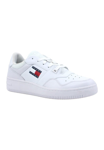 TOMMY HILFIGER Basket Sneaker Uomo White EM0EM01395 - Sandrini Calzature e Abbigliamento