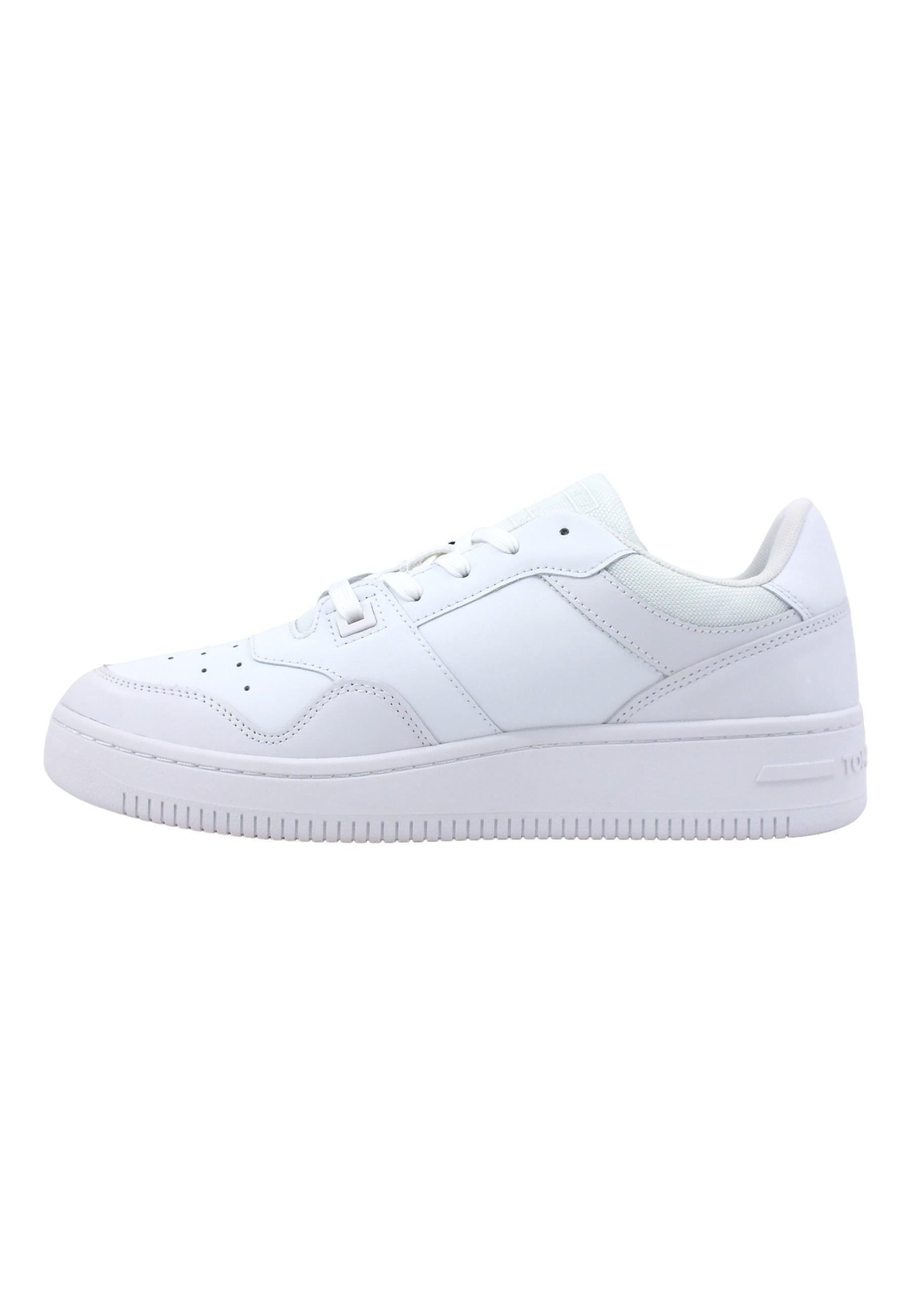 TOMMY HILFIGER Basket Sneaker Uomo White EM0EM01395 - Sandrini Calzature e Abbigliamento