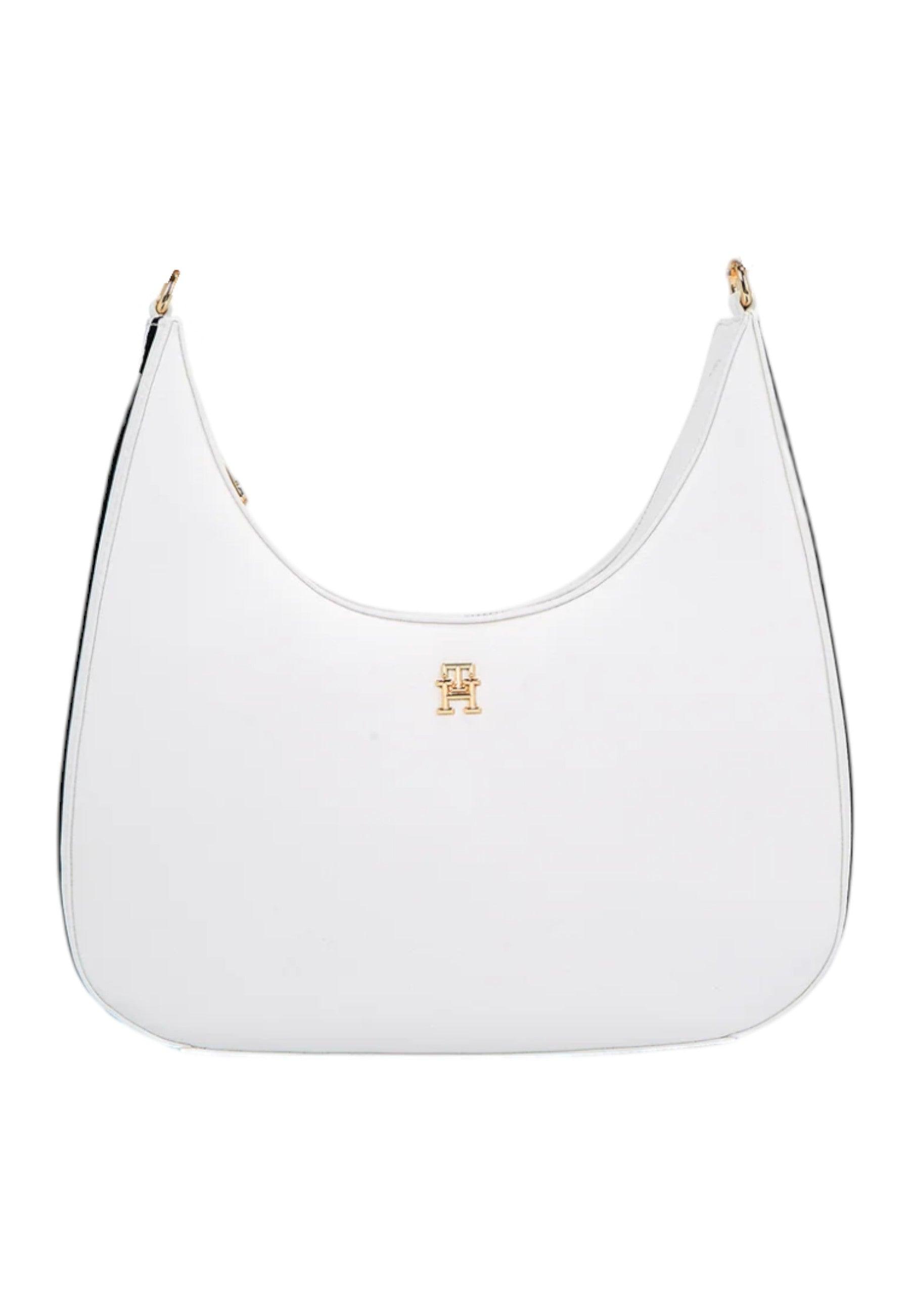 TOMMY HILFIGER Borsa Donna White AW0AW16088 - Sandrini Calzature e Abbigliamento