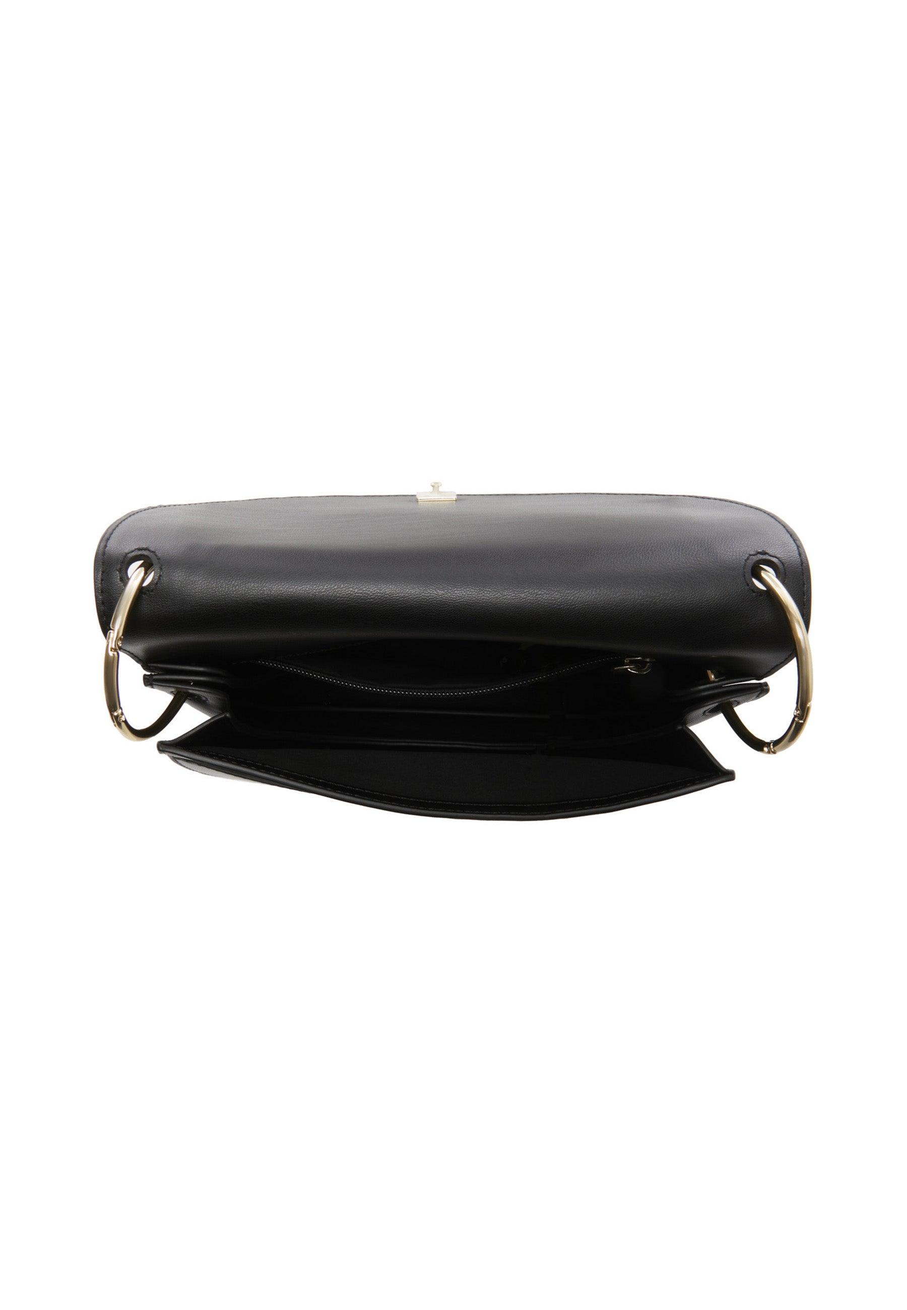 TOMMY HILFIGER Chic Saddle Borsa Tracolla Black AW0AW14862 - Sandrini Calzature e Abbigliamento