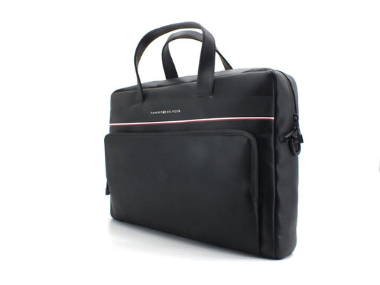 TOMMY HILFIGER Computer Bag Men Borsa Cartella Black AM0AM08109 - Sandrini Calzature e Abbigliamento