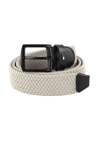 TOMMY HILFIGER Denton Cintura Uomo Stone AM0AM10840 - Sandrini Calzature e Abbigliamento
