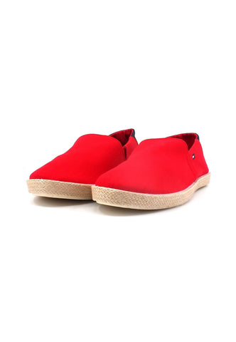 TOMMY HILFIGER Easy Summer Espadrillas Uomo Primary Red FM0FM00569 - Sandrini Calzature e Abbigliamento