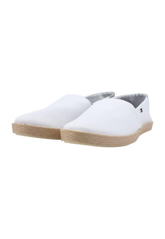 TOMMY HILFIGER Easy Summer Espadrillas Uomo White FM0FM00569 - Sandrini Calzature e Abbigliamento