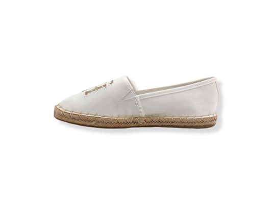 TOMMY HILFIGER Espadrillas Donna Logo White FW0FW06158 - Sandrini Calzature e Abbigliamento