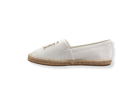 TOMMY HILFIGER Espadrillas Donna Logo White FW0FW06158 - Sandrini Calzature e Abbigliamento