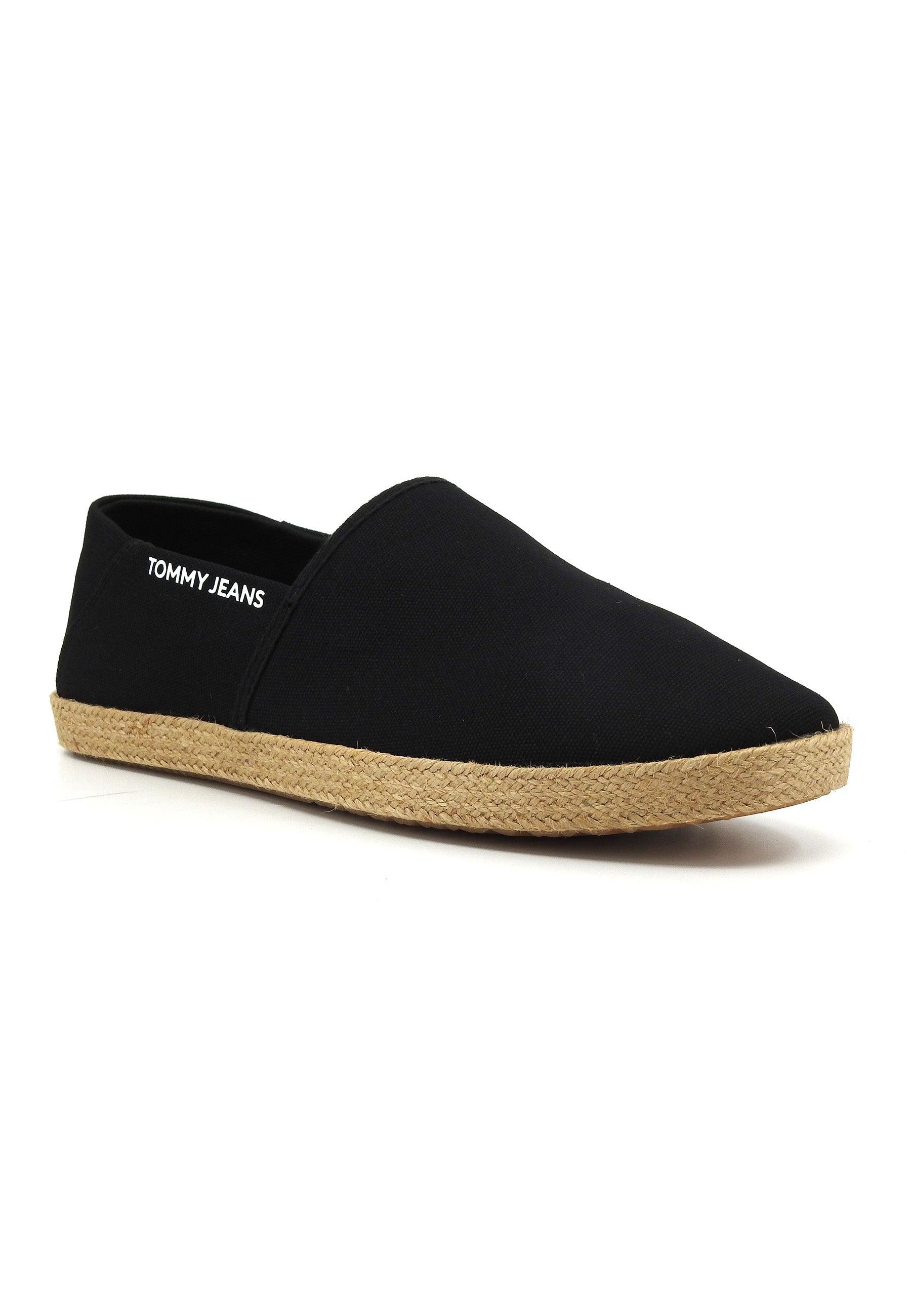 TOMMY HILFIGER Espadrillas Uomo Black EM0EM01386 - Sandrini Calzature e Abbigliamento