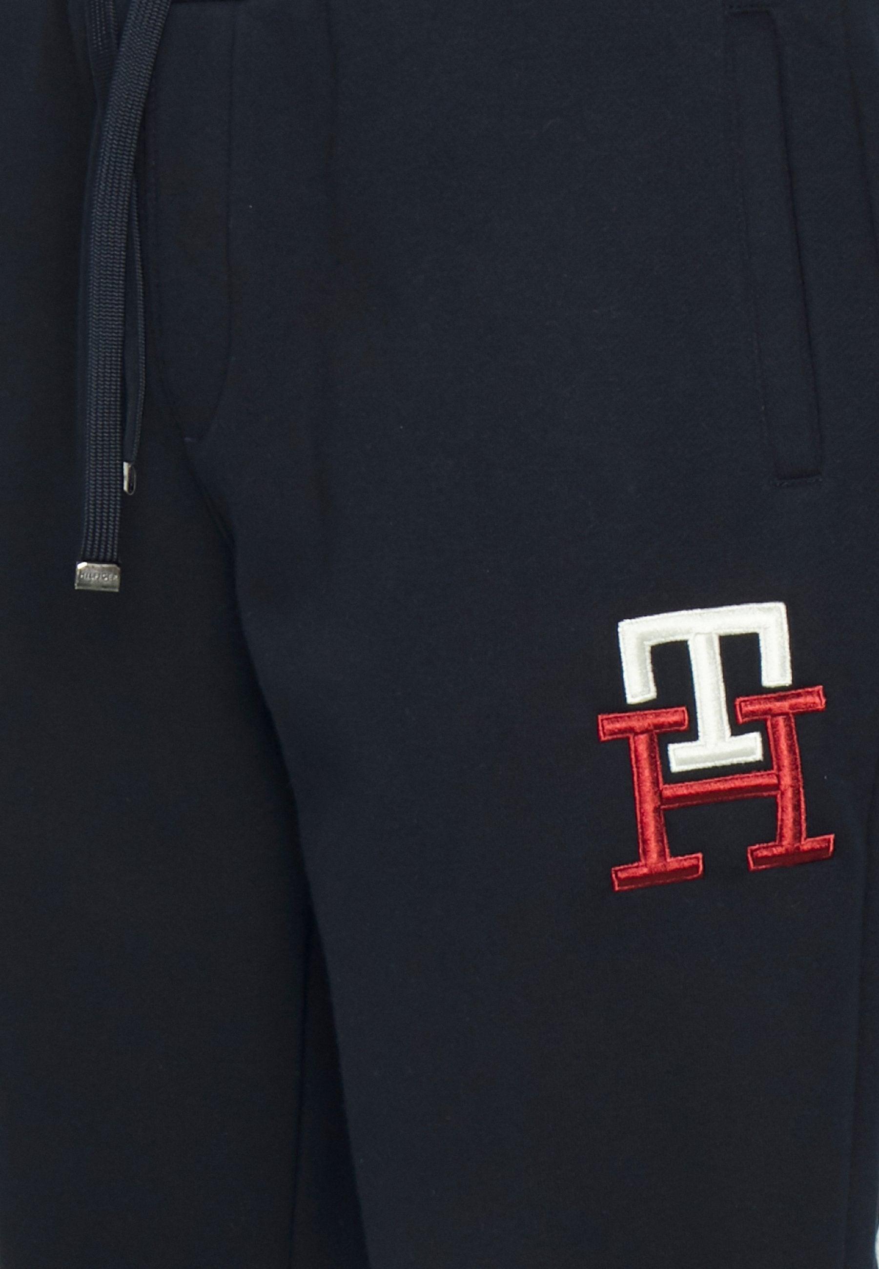 TOMMY HILFIGER Essential Monogram Sweat Pantalone Lungo Blu Desert Sky MW0MW28208 - Sandrini Calzature e Abbigliamento