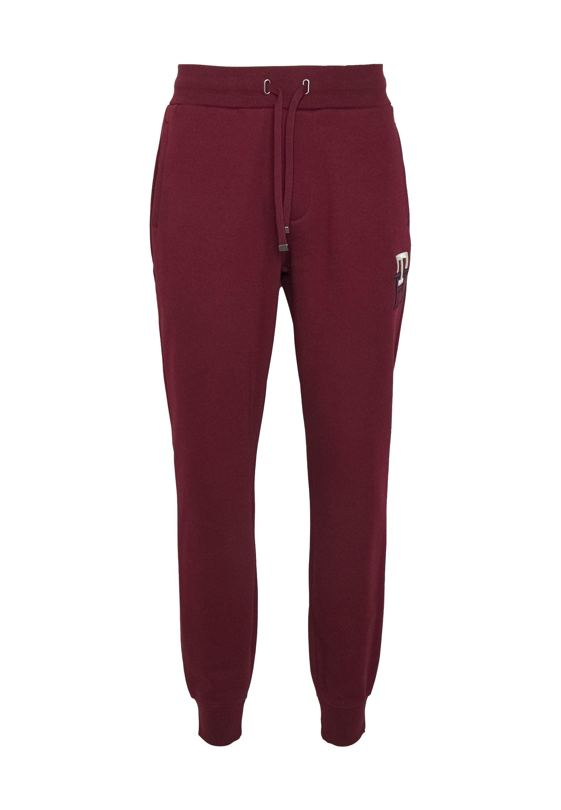 TOMMY HILFIGER Essential Monogram Sweat Pantalone Lungo Deep Rouge MW0MW28208 - Sandrini Calzature e Abbigliamento