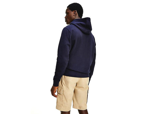 TOMMY HILFIGER Felpa Essential Uomo Cappuccio Desert Sky Blue MW0MW17382 - Sandrini Calzature e Abbigliamento