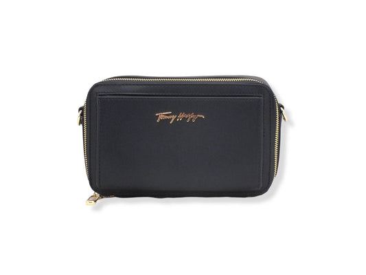 TOMMY HILFIGER Iconic Tommy Camera Bag Borsa Tracolla Blu Navy AW0AW12012 - Sandrini Calzature e Abbigliamento