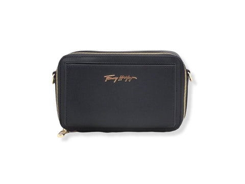 TOMMY HILFIGER Iconic Tommy Camera Bag Borsa Tracolla Blu Navy AW0AW12012 - Sandrini Calzature e Abbigliamento