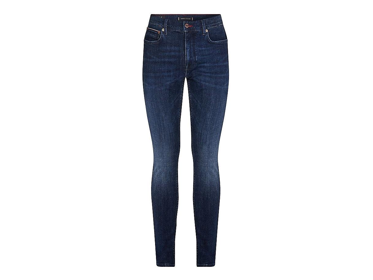 TOMMY HILFIGER Jeans Uomo Layton Extra Slim Fit Bridger Indigo MW0MW18401 - Sandrini Calzature e Abbigliamento