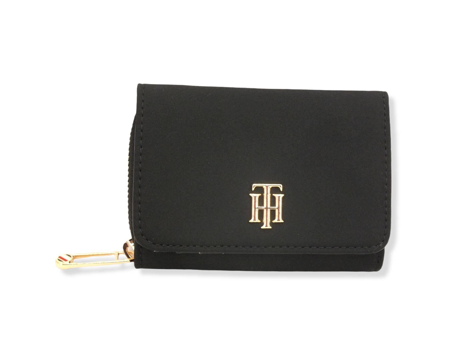 TOMMY HILFIGER My Tommy Med Wallet Portafoglio Donna Black AW0AW12401 - Sandrini Calzature e Abbigliamento