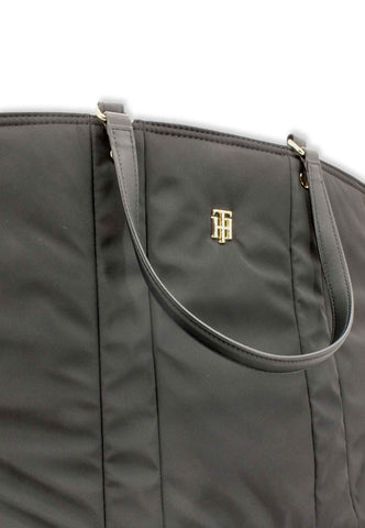 TOMMY HILFIGER My Tommy Tote Borsa Large Donna Black AW0AW11998 - Sandrini Calzature e Abbigliamento