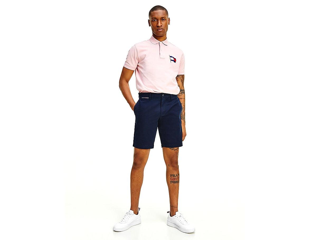 TOMMY HILFIGER Pantaloncini Corti Shorts Brooklyn Uomo Desert Sky Blu MW0MW13536 - Sandrini Calzature e Abbigliamento