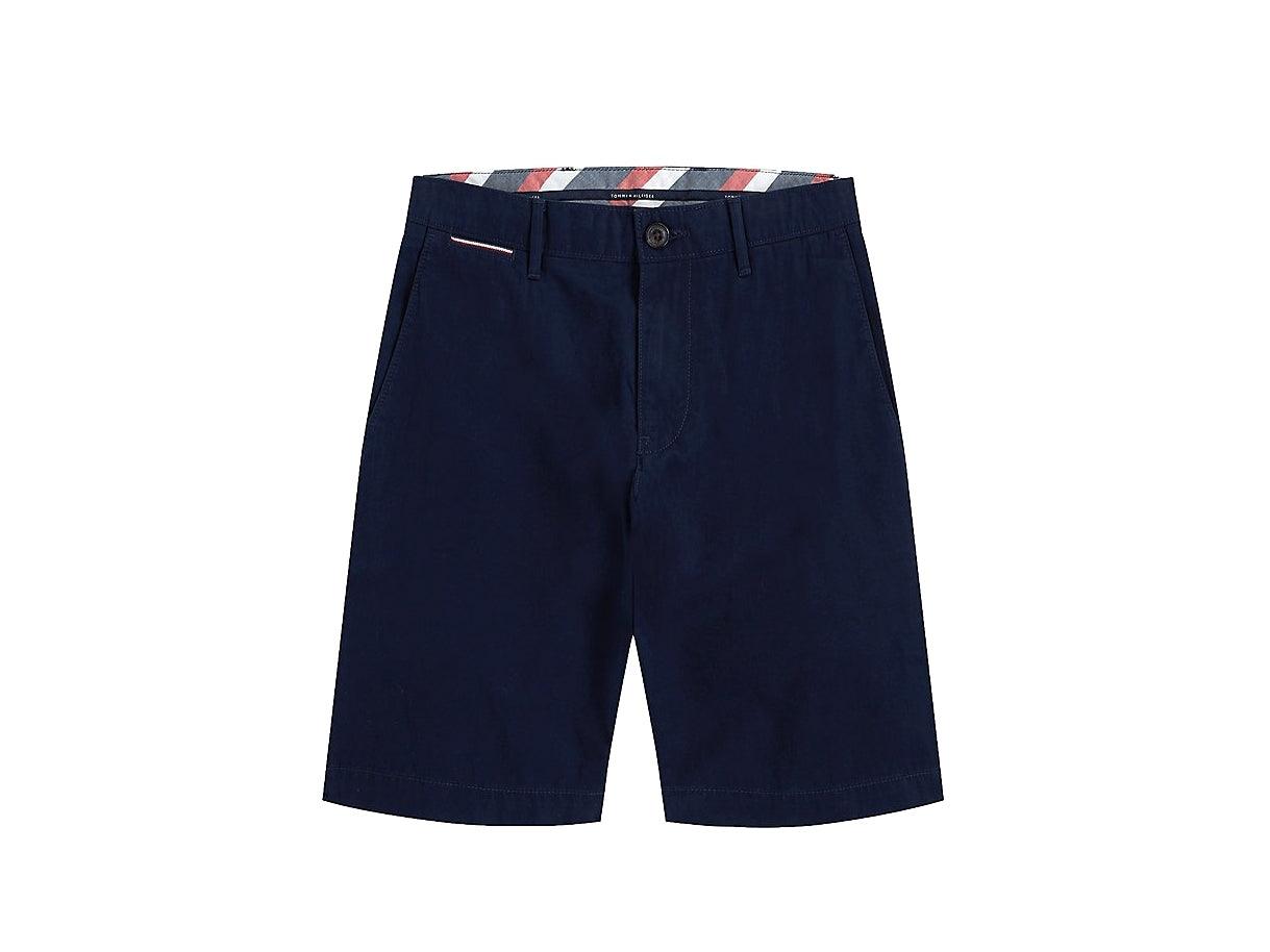 TOMMY HILFIGER Pantaloncini Corti Shorts Brooklyn Uomo Desert Sky Blu MW0MW13536 - Sandrini Calzature e Abbigliamento