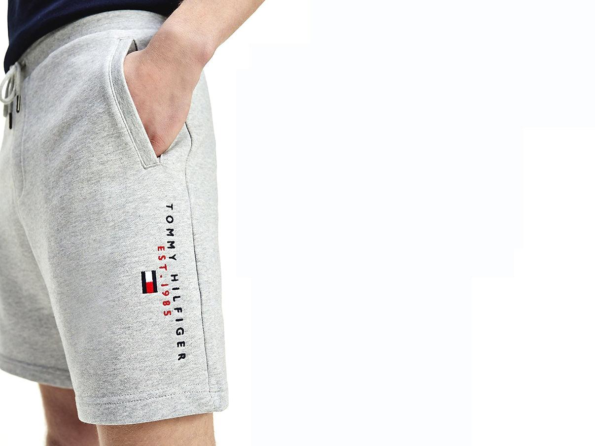 TOMMY HILFIGER Pantaloncini Corti Shorts Sportivi Medium Grey MW0MW17401 - Sandrini Calzature e Abbigliamento